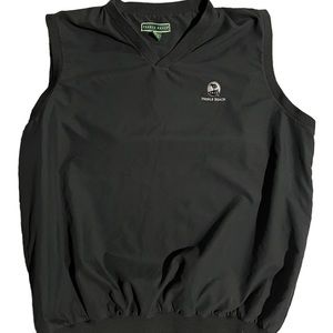 Rare Navy Pebble Beach golf vest